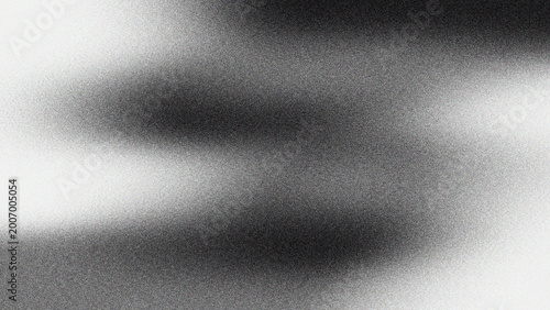 Obraz na plátně Abstract Monochrome Grainy Gradient Background with Soft Lo-fi Blur and Noise Te