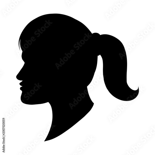 silhouette of a woman