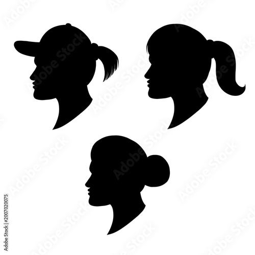 silhouette of a woman