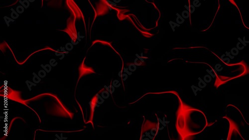 Black And Red Organic Fluid Motion Background
