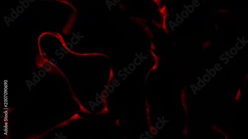 Dark Red Liquid Flow Abstract Animation
