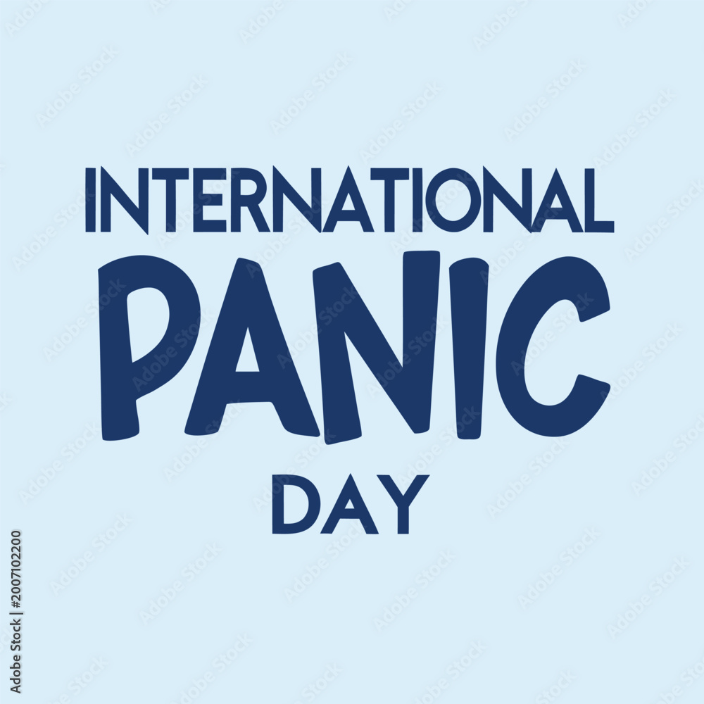 Fototapeta premium international panic day, panic, day, person, people, men, women, dangerous, fear, terror, dismay, awe, fright, alarm, consternation, funk, concern, worry, anxiety, disquiet, perturbation, icon, card