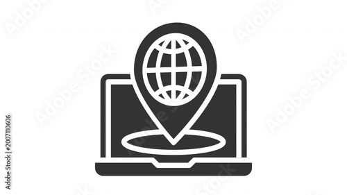 Animated ip address icon