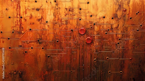Flex PCB Etching​ Texture​​​​​​​ poster background
