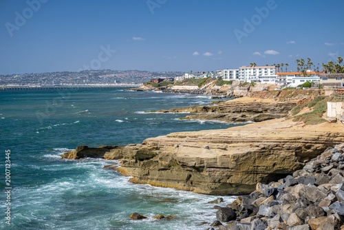 Canvastavla sunset cliffs, san diego, california