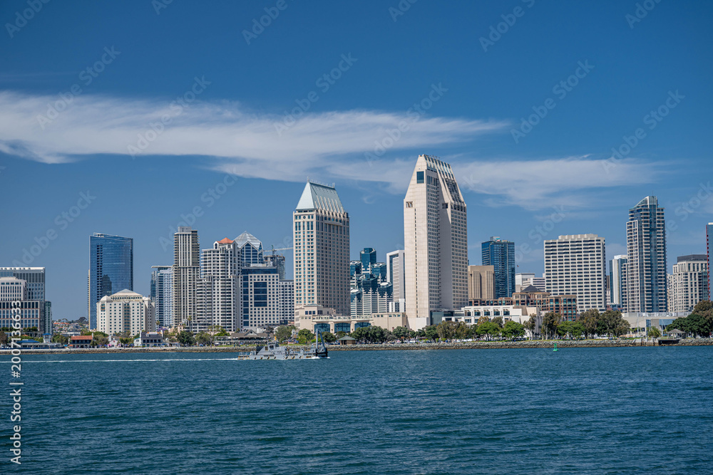 Obraz premium San Diego, California Skyline