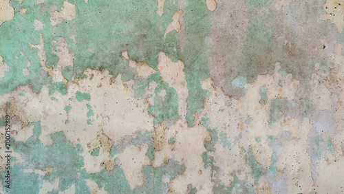 Foto the surface of the house wall is damp so it is damaged