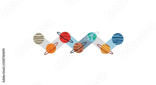 Фотография Solar System Model Planets.