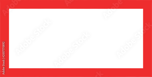 Red border frame template for photo or art display purposes Free Download Red border frame template for photo or art display purposes - GFXLoad