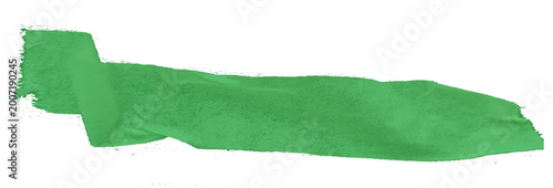 Obraz na płótnie Minimalist Green Masking Tape on Transparent Background for Signage and Notes