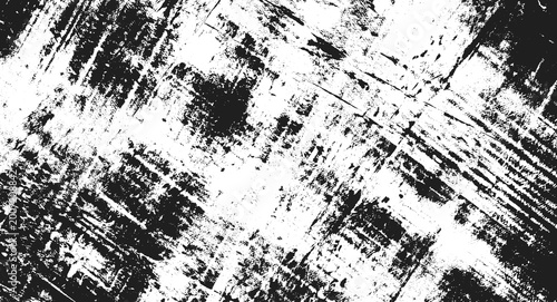 Tableau sur toile Monochrome xerox-noise backdrop, horizontal static streaks and scattered speckle dust