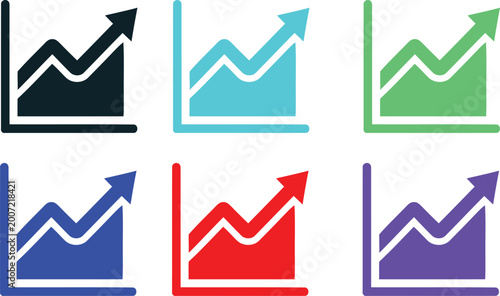Growth charts and graphs visualizing positive trends and data analysis