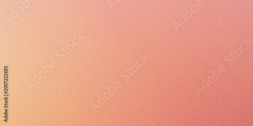 Quadro su tela Soft pink and orange gradient background with grainy texture for subtle artistic presentation and minimalist visual design
