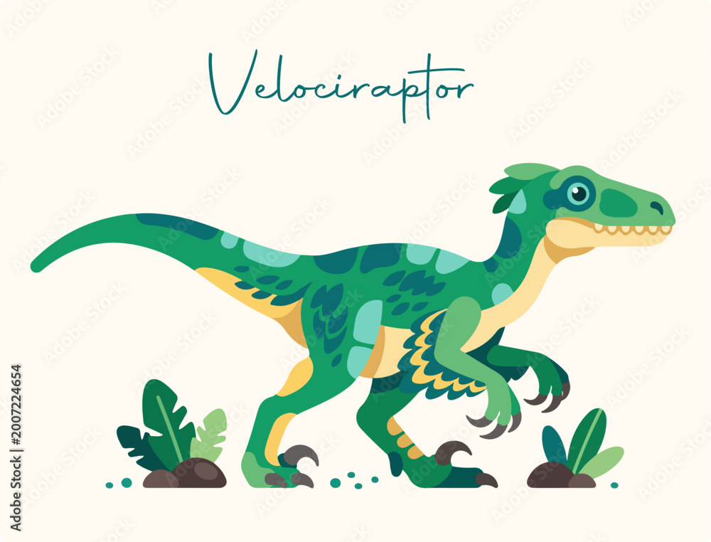 Fototapeta premium Velociraptor.eps