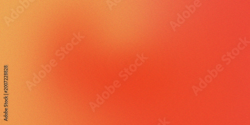 Tablou pe pânză Warm abstract background with a smooth gradient of orange and yellow tones and a subtle grainy texture