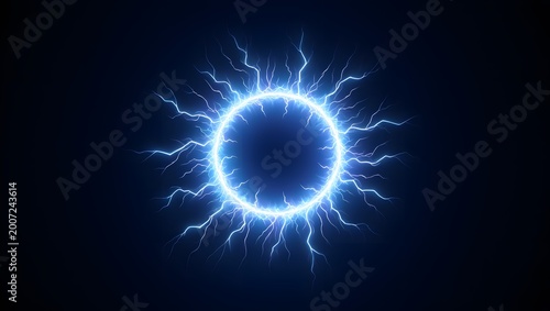 blue light burst
