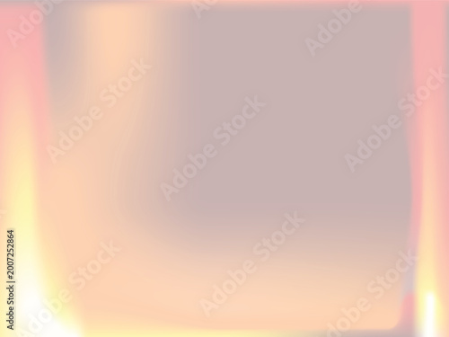 Light Leak Polaroid Overlay with Warm Gradient Hues