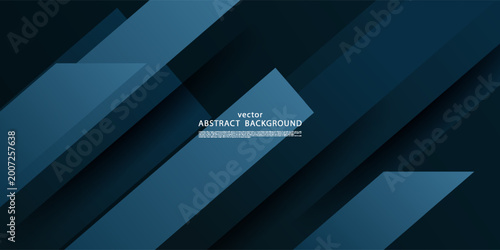 Abstract gradient dark blue background with overlapping arrow triangle shape pattern element concept design. Vector Eps10
