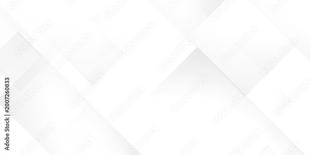 Fototapeta premium white abstract geometric background with soft light white paper rectangle design . Texture with light and shadow. Digital technology wallpaper used in the corporate in design