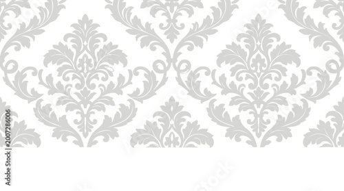 ornate wallpaper graphic damask pattern floral repeat seamless design