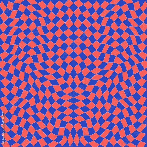 red and blue plaid pattern