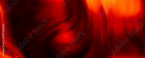 Obraz na plátně Vibrant red black abstract flowing liquid texture