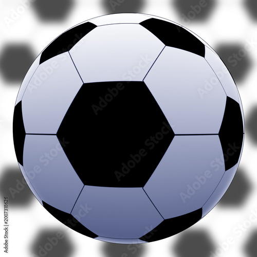 soccer ball isolated on white background