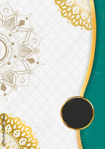 vector illustration of an abstract background with flowers