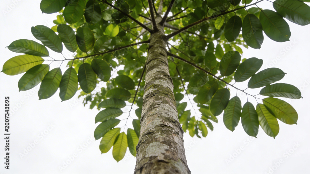 Fototapeta premium green leaves on a tree