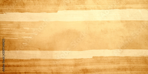 Old paper texture background overlaying a natural brown wooden plank surface with an aged timber grain pattern design