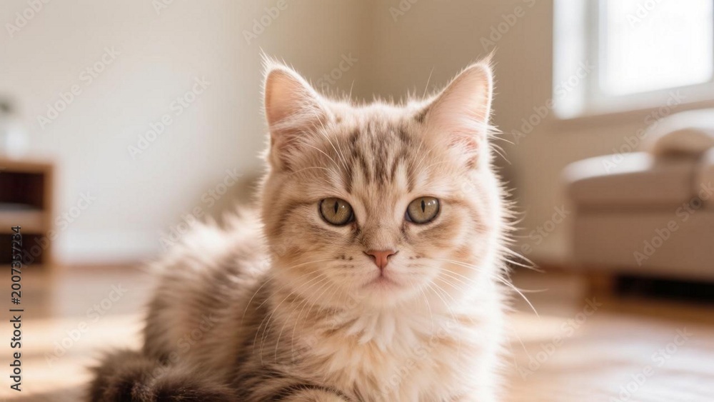 Obraz premium A small pet home alone