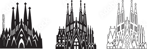  Sagrada familia geometric.