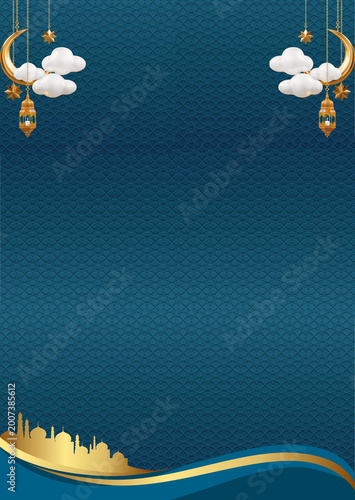 background with stars and stripes