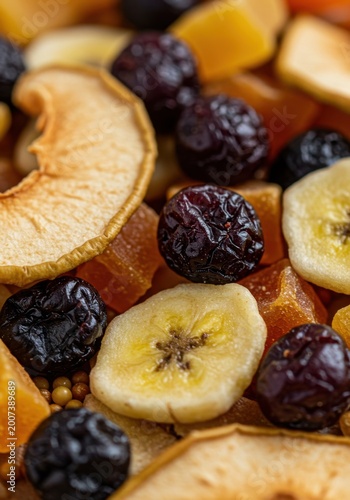 Closeup of Assorted Dried Fruits