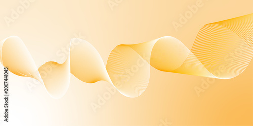 Foto Abstract blend wave lines and technology background