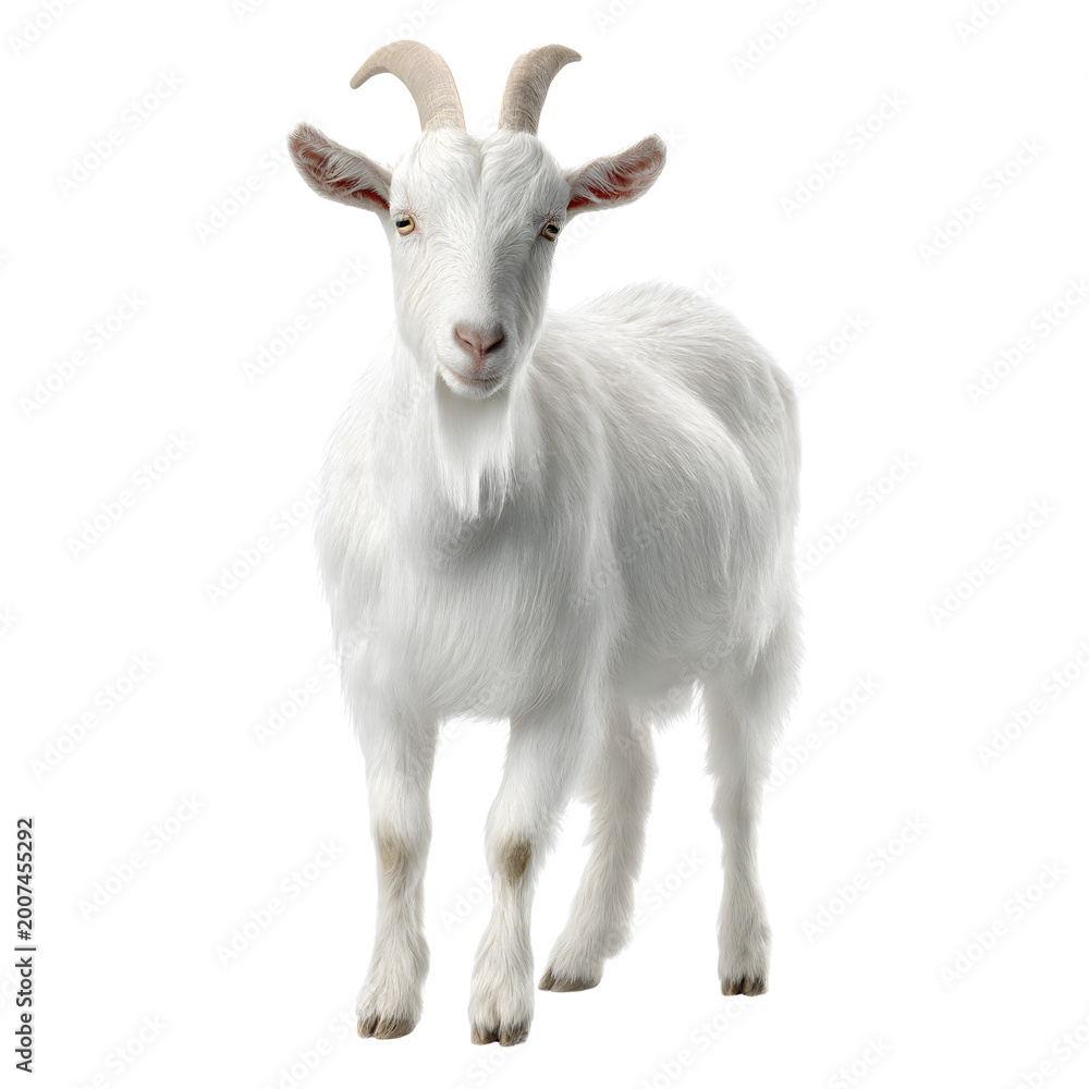 Obraz premium Goat on a white background