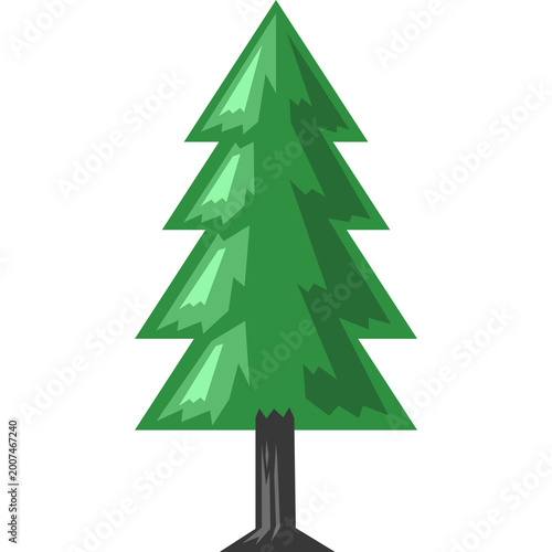 Simple pine tree design