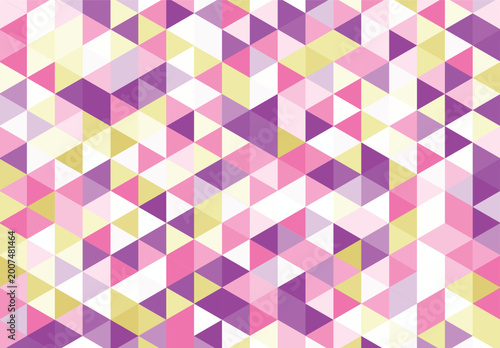 yellow pink purple abstract geometric design