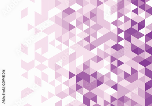 purple gradation geometric abstract random design