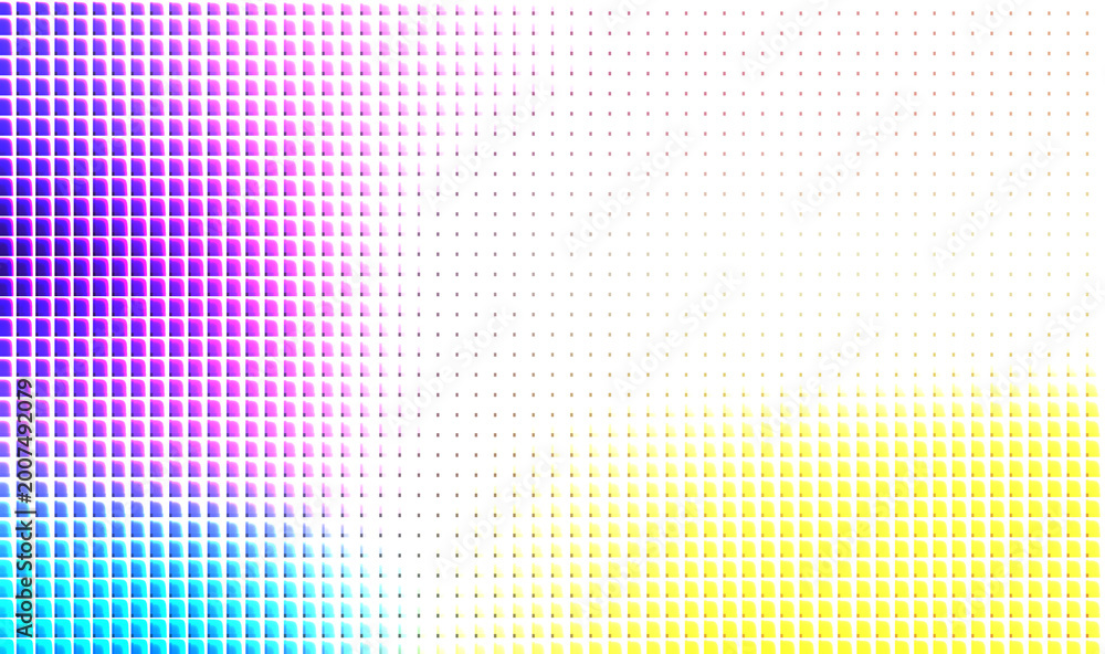 Fototapeta premium abstract geometric pattern with gradient colorful squares on white
