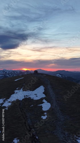 Sonnenuntergang Heukuppe - Rax - Hochsteiermark - Österreich