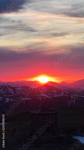 Sonnenuntergang Heukuppe - Rax - Hochsteiermark - Österreich