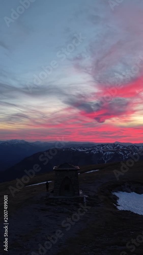 Sonnenuntergang Heukuppe - Rax - Hochsteiermark - Österreich