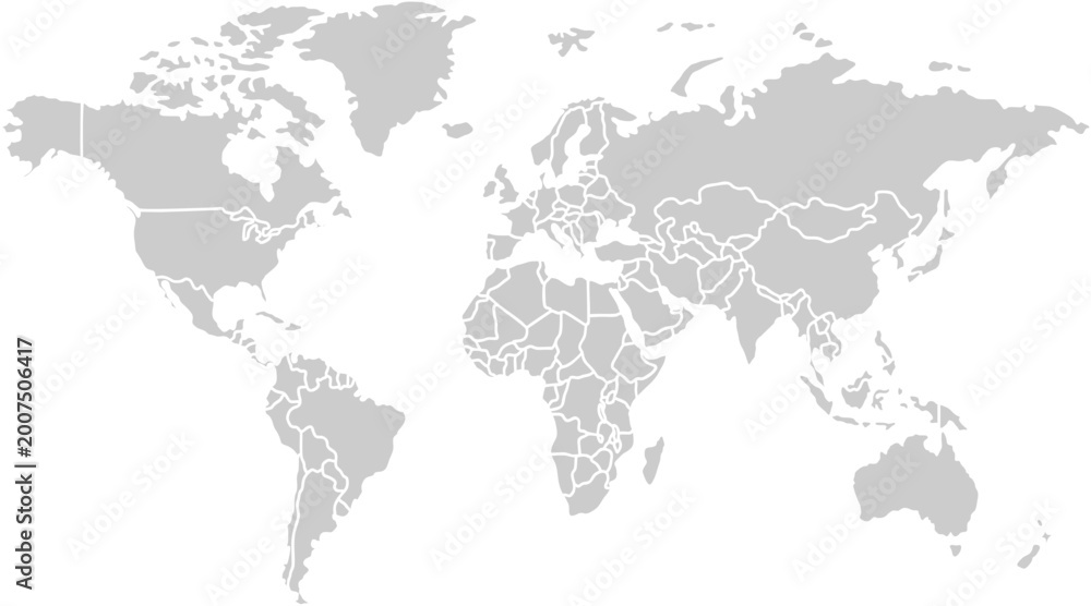 Obraz premium World Map Vector Professional Corporate Design Template