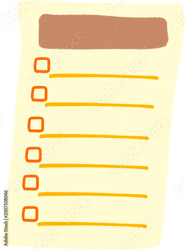 체크메모지