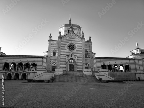 Cimitero Monumentale (Monumental Cemetery) in Milan, Italy