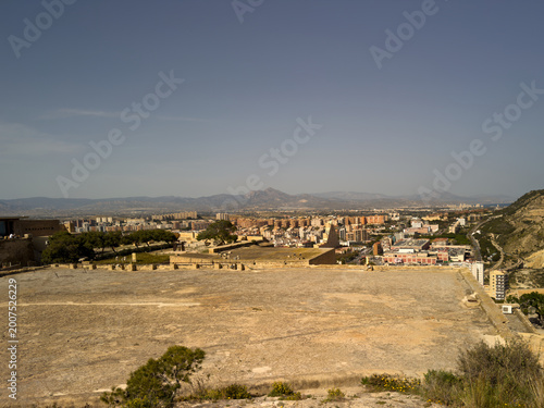 Panoramic View of Alicante from Castle Hill