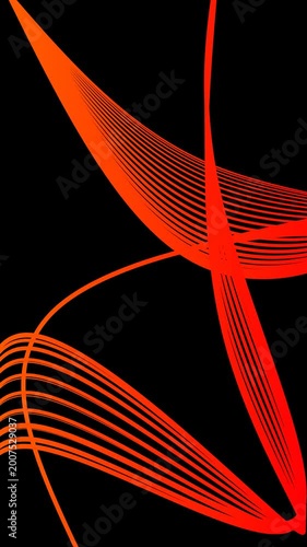 Abstract Wave Line Vertical Animation Seamlessly Looping for Modern Technology Business Presentations and Digital Art Backgrounds Showcasing Dynamic Flowing Gradients and Future Connectivity Visualiza