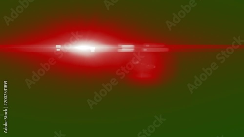 Red and blue emergency flashing lights overlay. Police flashing lights at night. Emergency vehicle lights red and blue.  green screen
