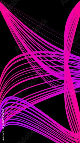 Abstract Vertical Wave Lines Creating a Mesmerizing Seamless Loop Animation Perfect for Technology Backgrounds Corporate Presentations and Modern Digital Art Projects Conveying Fluid Data Flow and Fut